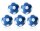 Kickerball 5er Set Winspeed 35mm blau/weiß  | 24g