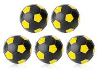 Kickerball 5er Set Winspeed 35mm schwarz/gelb | 24g