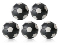 Kickerball 5er Set  Winspeed 35mm schwarz/silber  | 24g