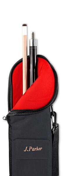 Queuetasche J. Parker  1/2  Schwarz Nylon