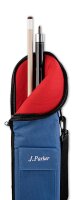 Queuetasche J. Parker  1/2  Blau  Nylon