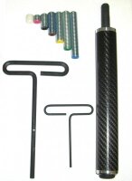 Queue  Extension J. Pechauer Komplett-Set Carbon 11cm