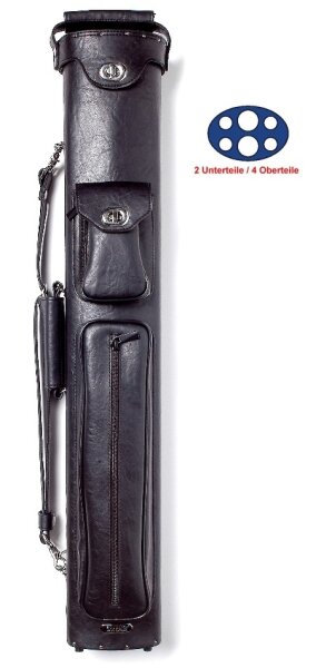 Köcher Madison 2/4 Leder schwarz