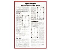 Spielregel Pool auf Karton mit Aufhängung