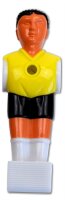 Kickerfigur Profi gelb/ schwarz | 16mm