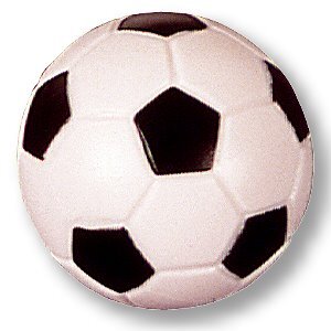 Kickerball, Fußball orig. 32 mm, schwarz/weiß