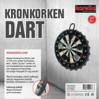 Magnet Dartboard Mini inkl Kronkorken und Magnetdarts