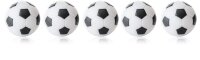 Kickerball 5er Set Winspeed 32mm weiß/schwarz 20g
