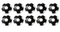 Kickerball 10er Set Winspeed 32mm schwarz/weiß 17g
