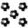 Kickerball 5er Set Winspeed 35mm schwarz/weiß  | 24g