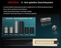 Gewichtsschrauben Universal Komplett-Set | 16-tlg.