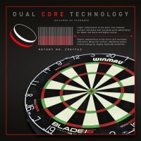 Dartboard Winmau Blade 6 Dual Core 3031