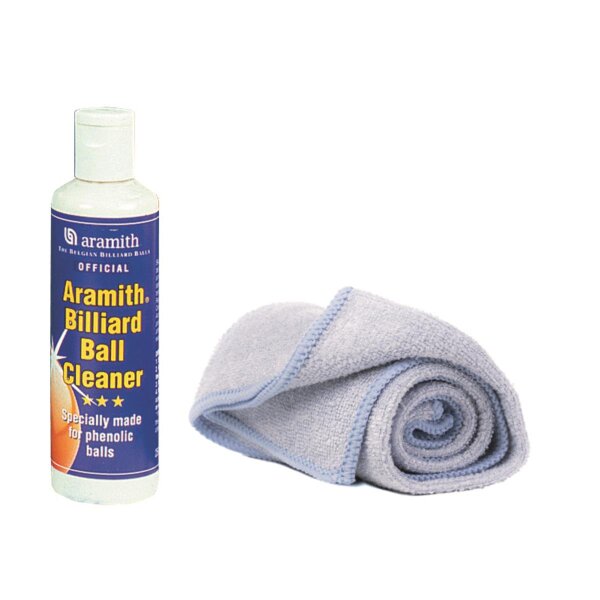Kugelreiniger/Politur Aramith 250ml inkl. Microfasertuch