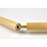 Queue 2-tlg.  Eco 140cm | 12mm Schraubleder